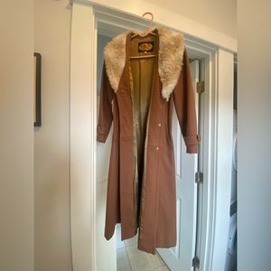 Long warm winter coat.